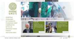 Desktop Screenshot of pfarre-gneis.at
